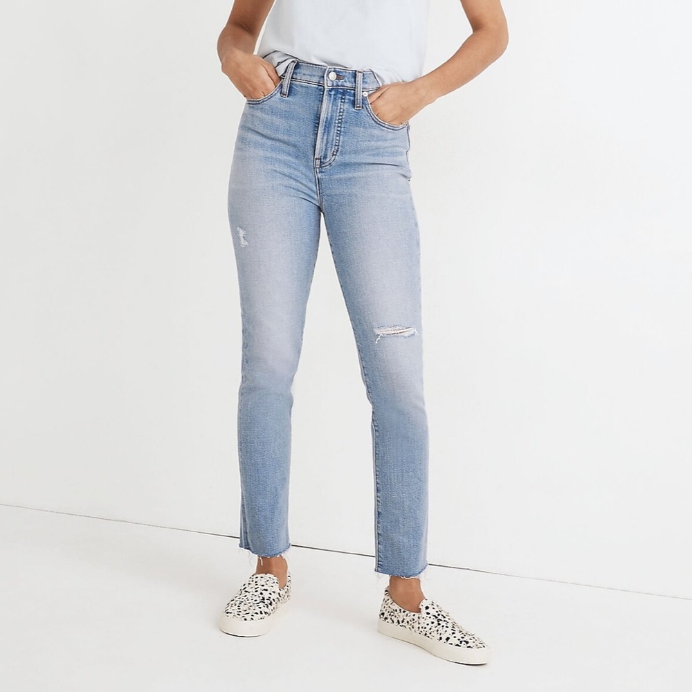 Madewell The Perfect Vintage Jean in Coffey Wash: Worn-In Edition